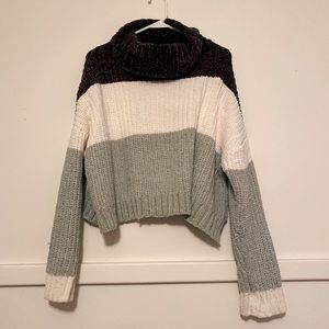 Turtleneck Crop Sweater